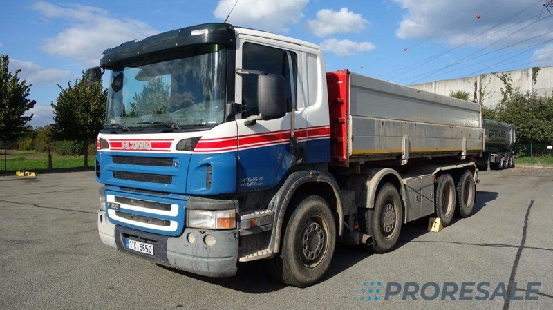 SCANIA P 380 CB 8x4 EURO 4 sklápěč 16 m3 - Fe/Fe